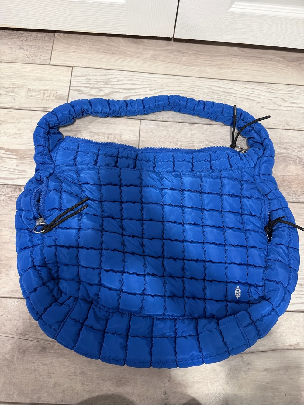FP Movement by Free People Quilted Royal Blue Shoulder Bag